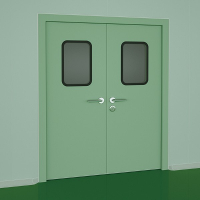 鋼制潔凈門(mén)機(jī)制板對(duì)夾式